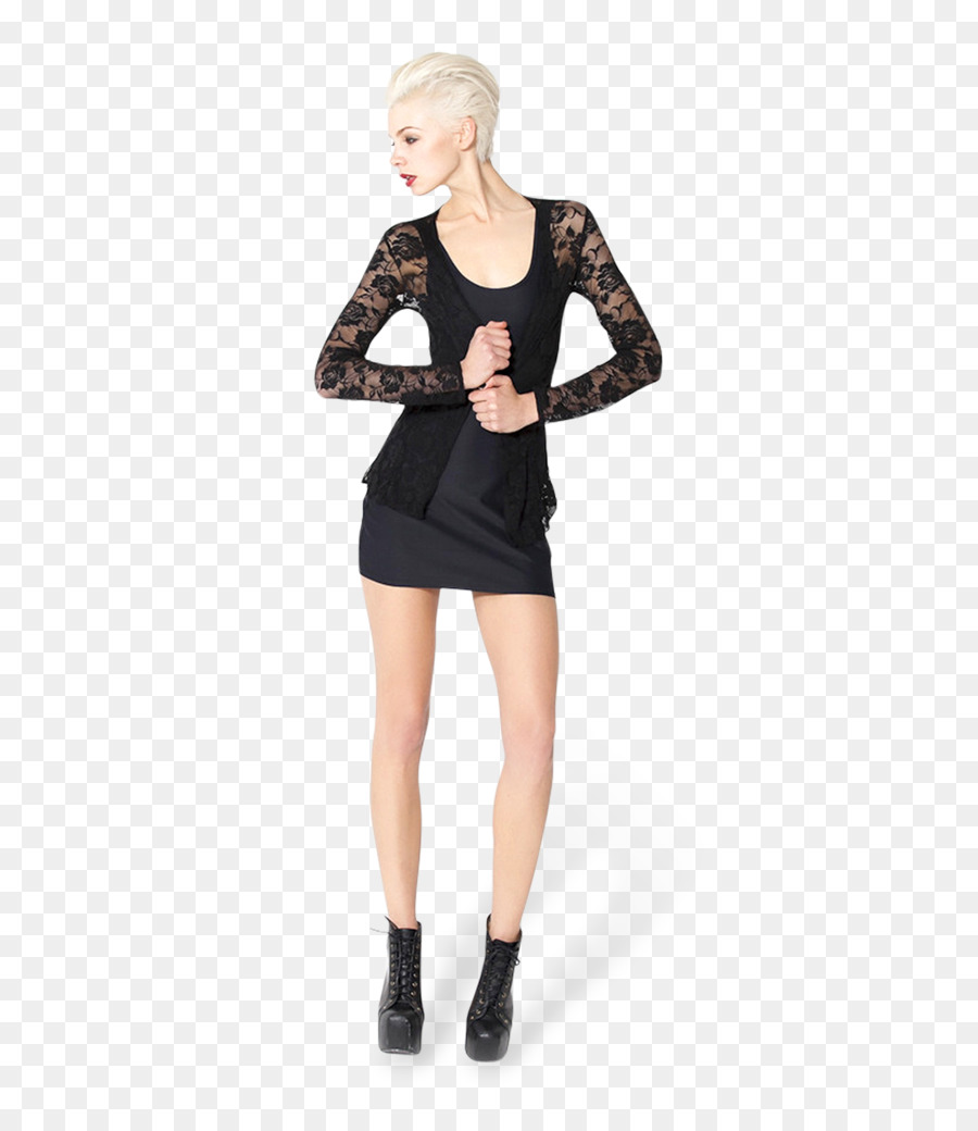 Pequeño Vestido Negro，Hombro PNG