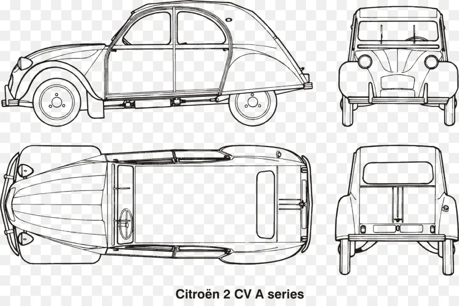 Citroën 2cv，Auto PNG