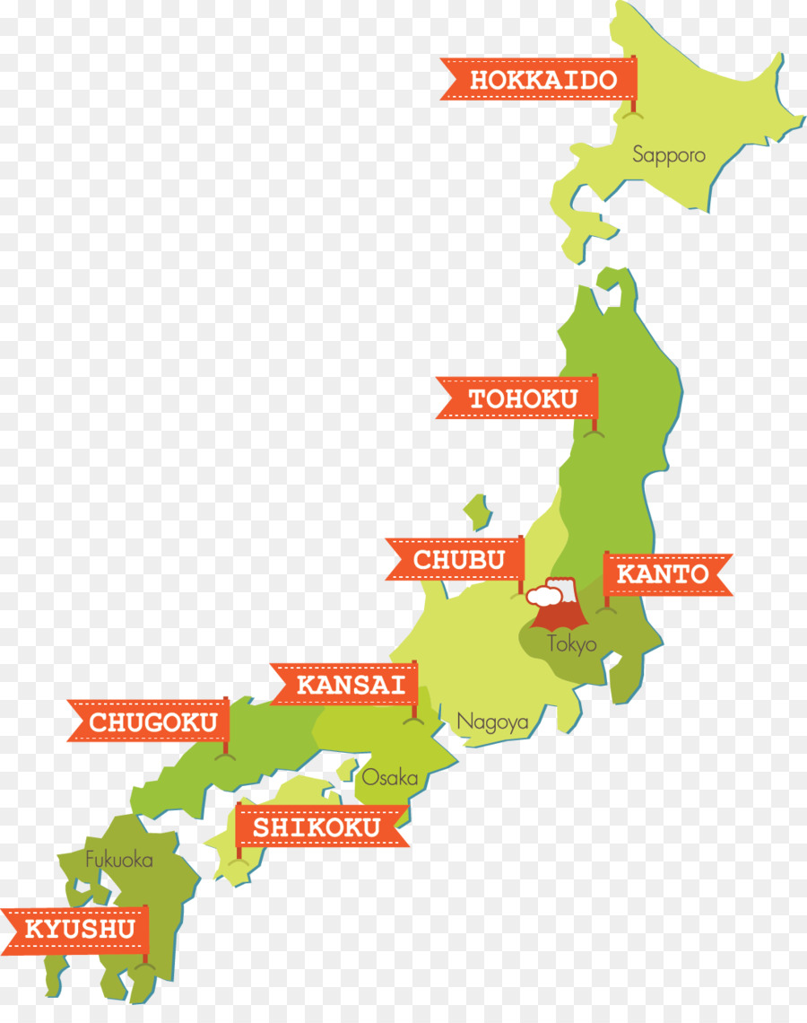 Prefecturas De Japón，Archipiélago Japonés PNG