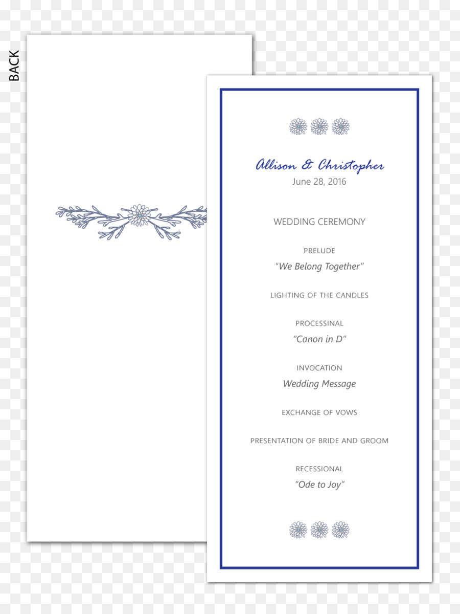 Invitación De La Boda，Papel PNG