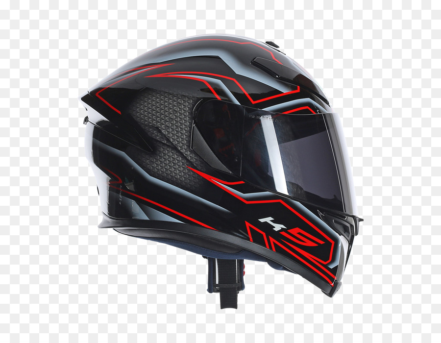 Casco Negro Y Rojo，Motocicleta PNG