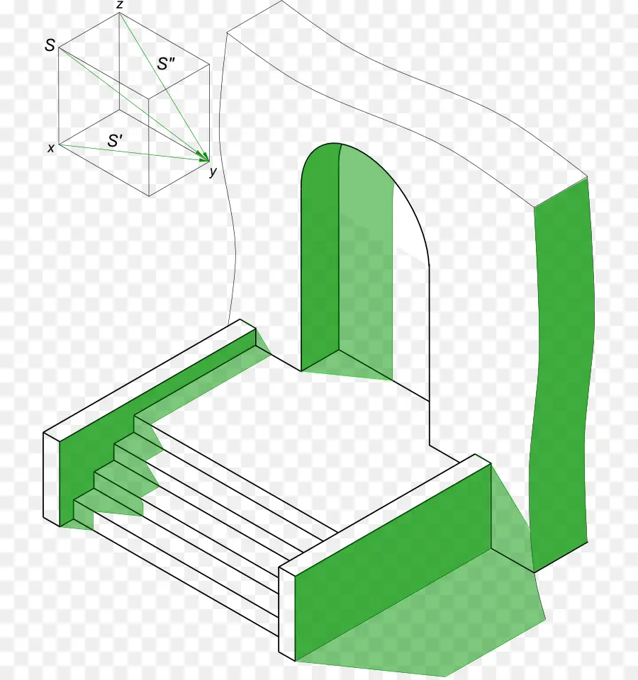 Escaleras 3d，Pasos PNG