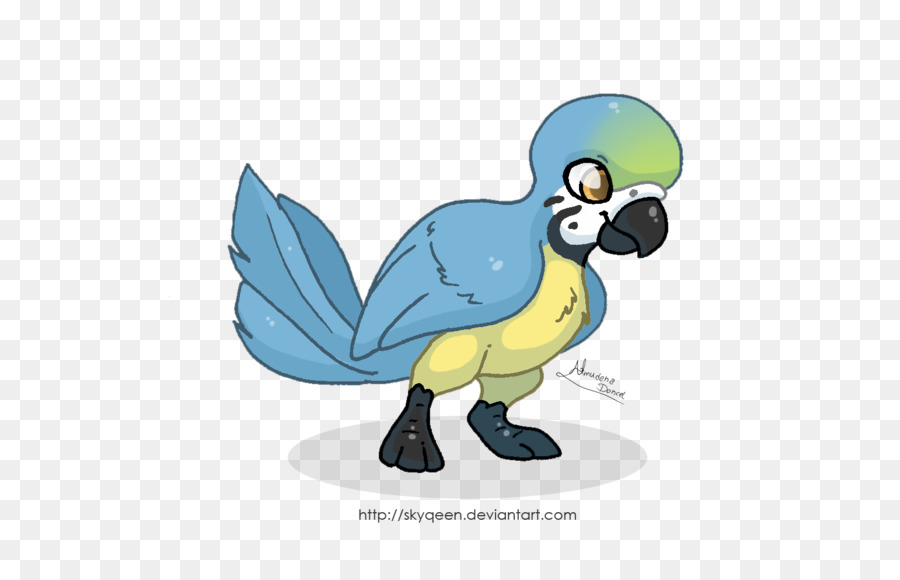 Pájaro Azul，Dibujos Animados PNG