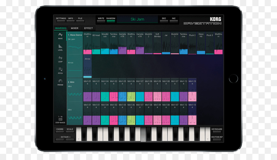 Los Sintetizadores De Sonido，Korg Wavestation PNG