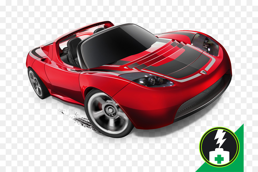 El Tesla Roadster，Coche PNG