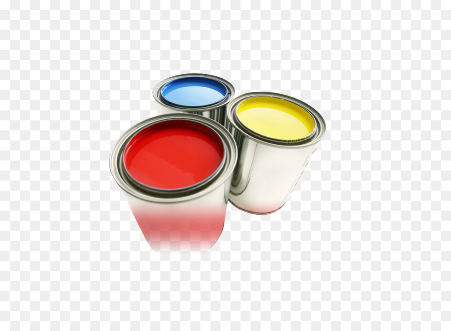 Latas De Pintura，Rojo PNG