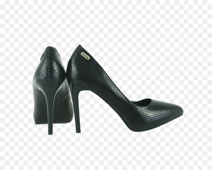 Zapato De Tacón Alto，Negro PNG