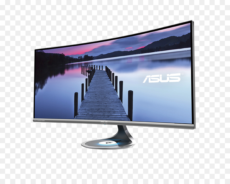 Asus Designo Curva De Monitor Mx34vq，Los Monitores De Ordenador PNG