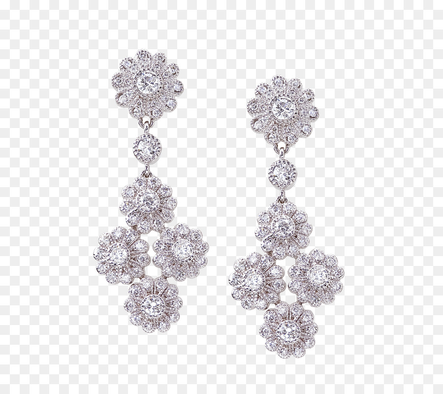 Pendientes Florales，Ornamento PNG