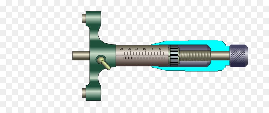 Micrómetro，Escala Vernier PNG