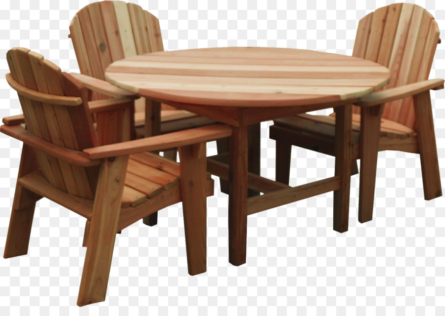 Mesa Y Sillas，De Madera PNG