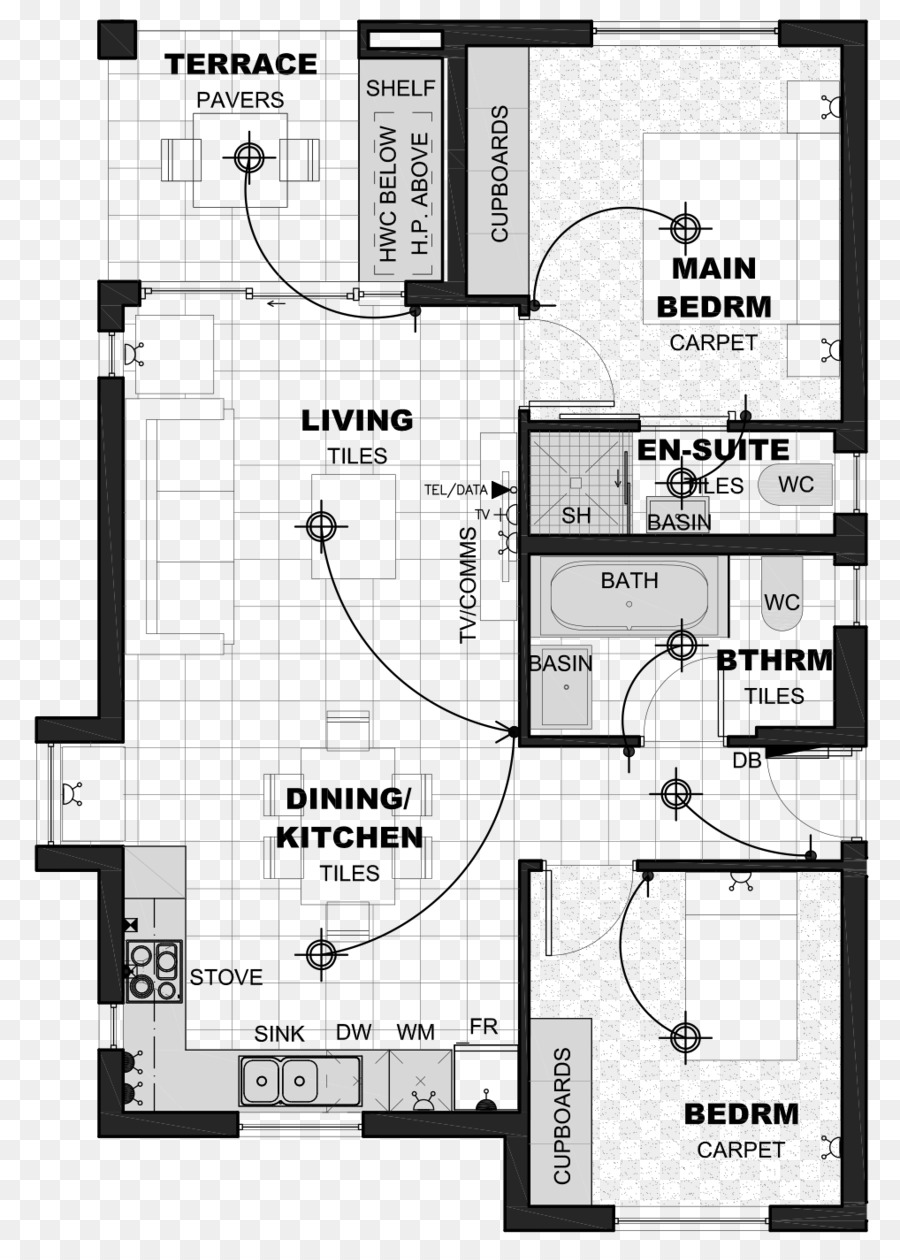 Plan De Piso，Edificio PNG