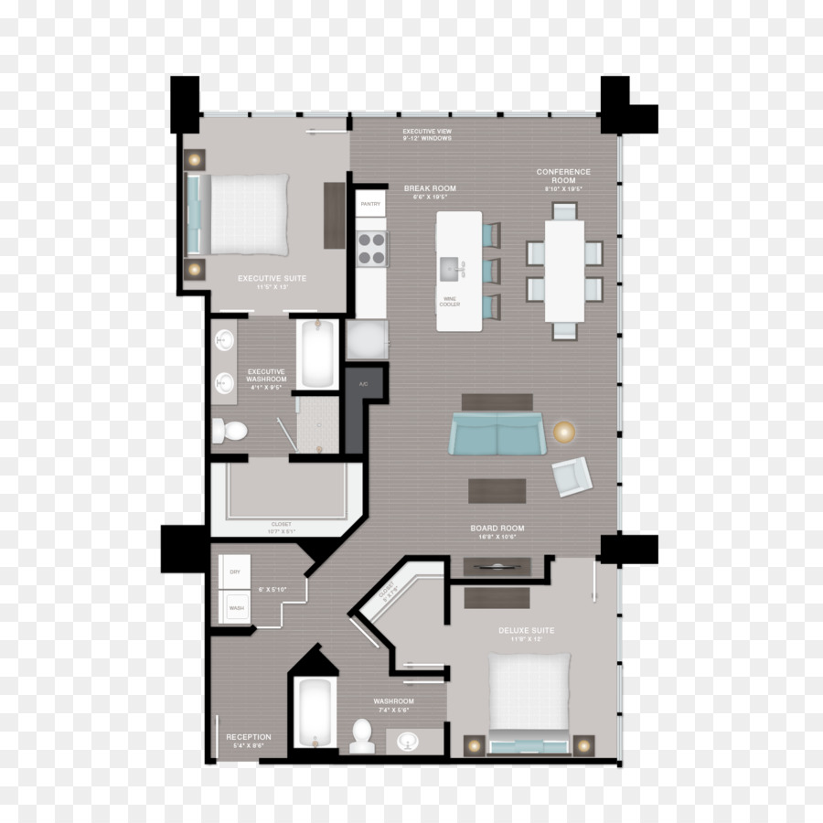 La Oficina De Los Apartamentos，Plan De Piso PNG