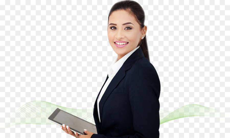 Mujer De Negocios，Tableta PNG