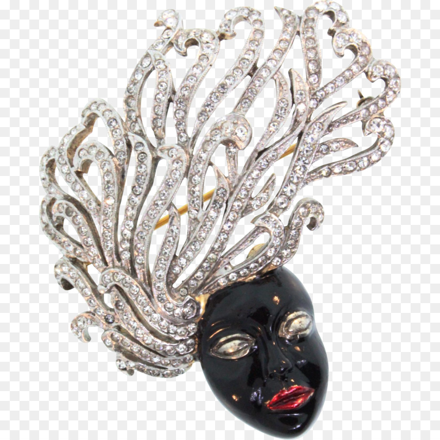 Broche，Blackamoor PNG