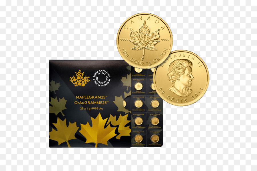 Canadiense De Oro De La Hoja De Arce，Moneda De Oro PNG