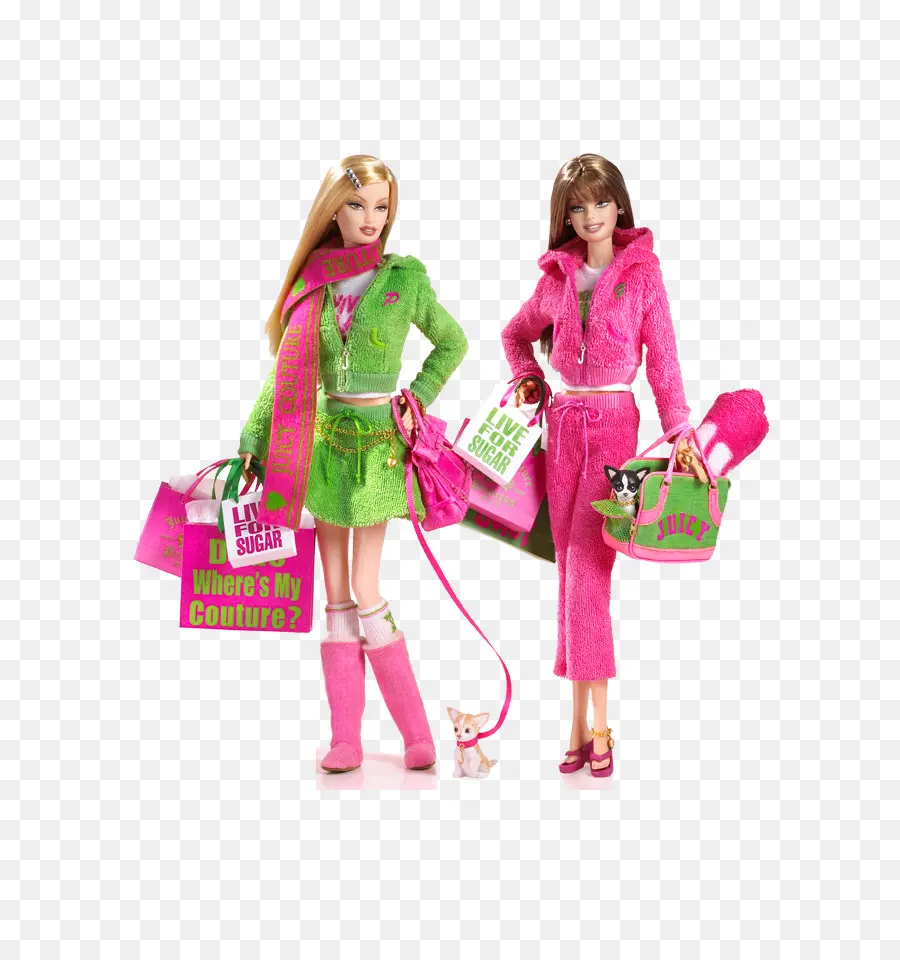 Juicy Couture Muñecas Barbie，Juicy Couture Beverly Hills Gp De Las Muñecas Barbie PNG