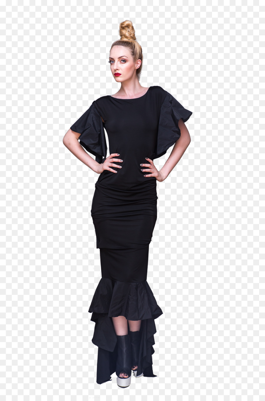 Xenia Diseño，Pequeño Vestido Negro PNG