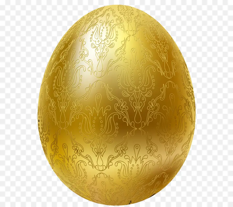 Huevo De Pascua，Oro PNG