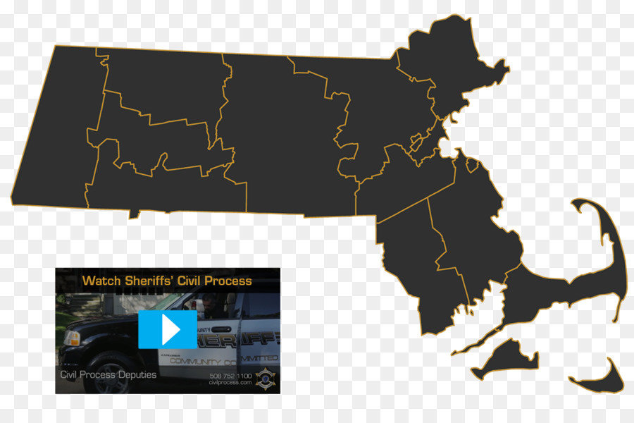 Massachusetts，Mapa PNG