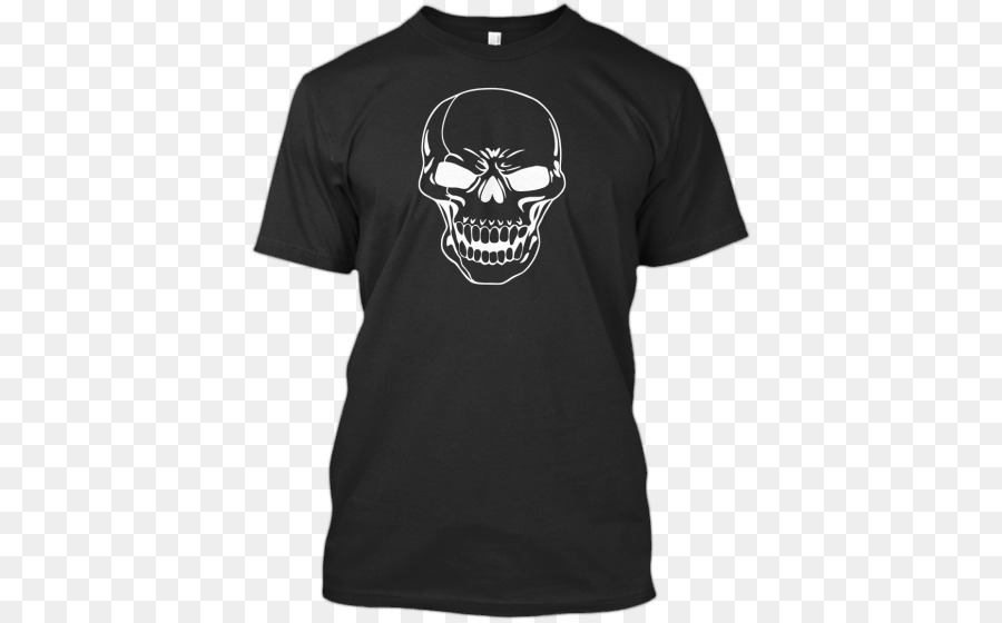 Camiseta Calavera，Camiseta Negra PNG