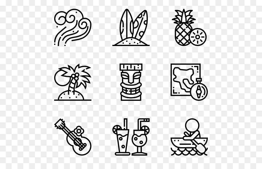 Iconos De Playa，Playa PNG