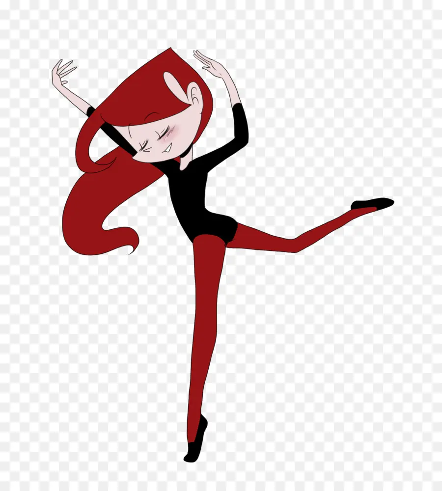 Bailarín，Pelo Rojo PNG