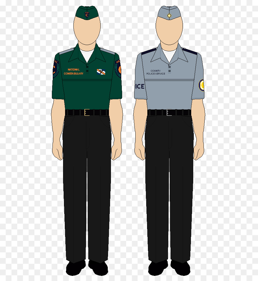 Oficial De Policía，El Uniforme Militar PNG