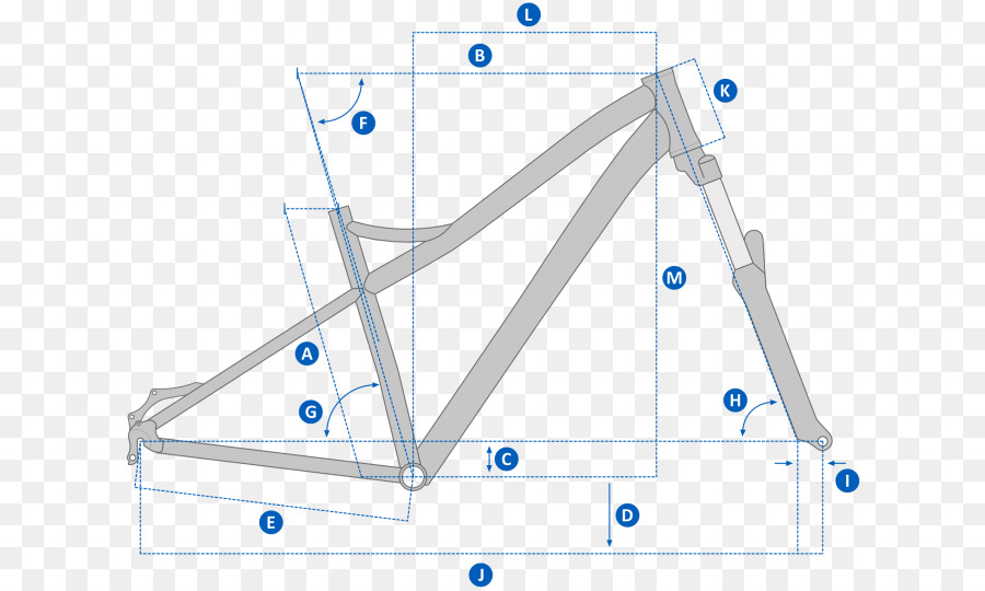 Bicicleta De Montaña，La Geometría PNG