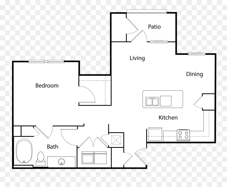 Boulevard En Lakeside Apartments，Plan De Piso PNG