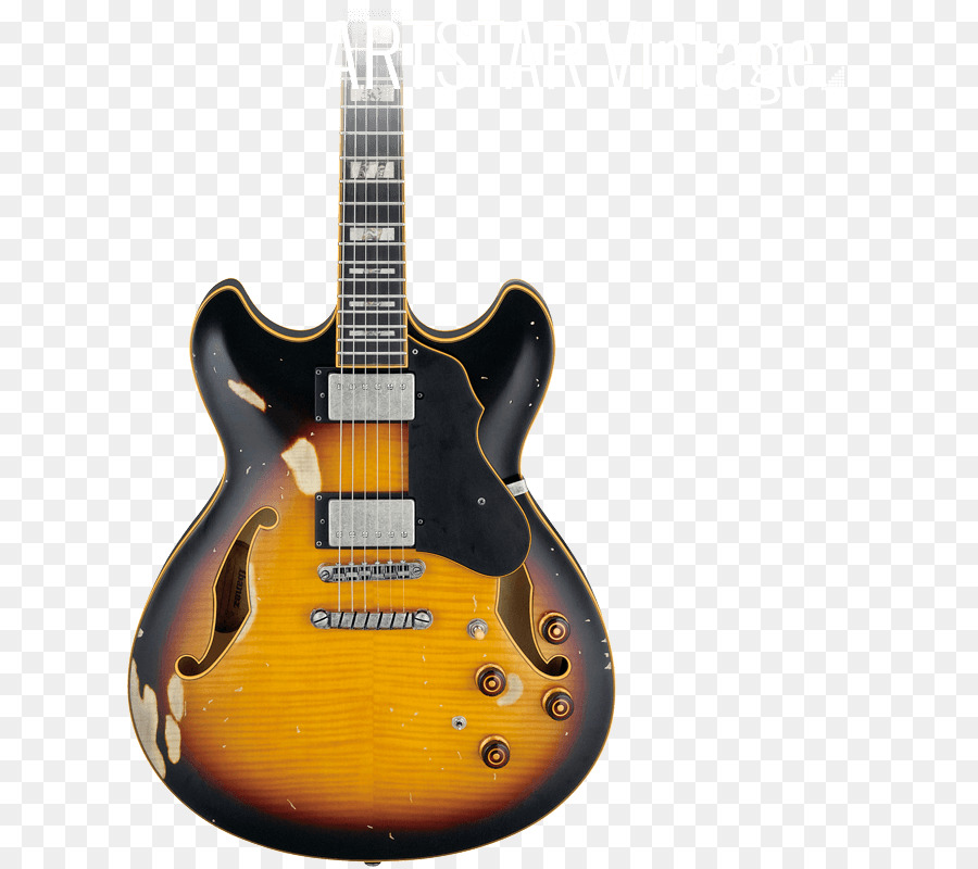 Semiacoustic Guitarra，Ibanez Artcore Vintage Asv10a PNG