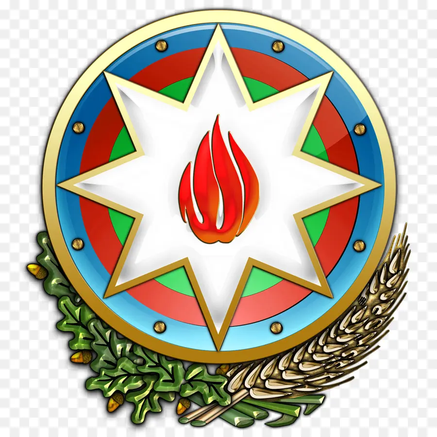 Azerbaiyán，El Emblema Nacional De Azerbaiyán PNG