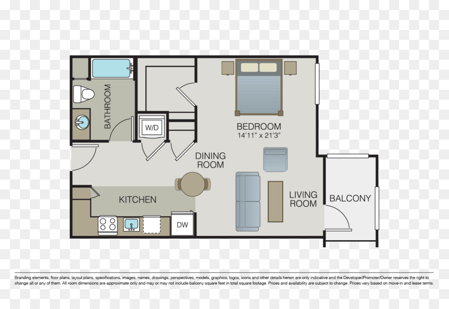 Plan De Piso，Parque De 20 Apartamentos PNG