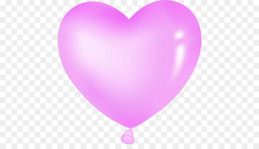 Globo De Corazón Rosa，Amar PNG