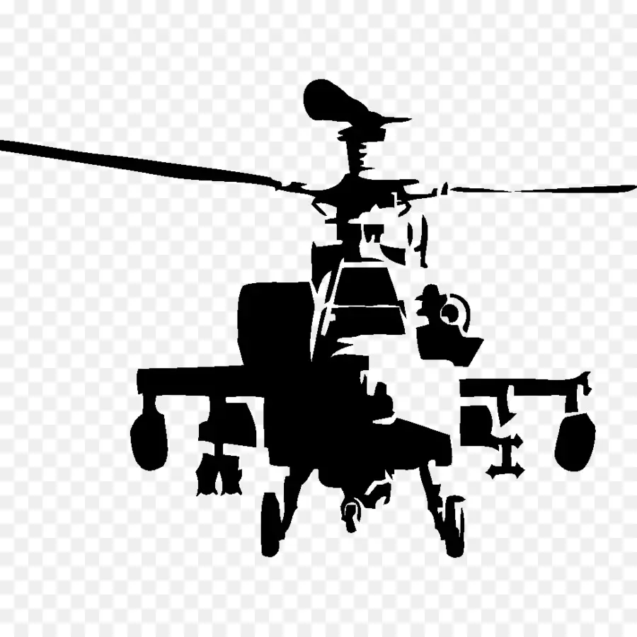 Plantilla，Boeing Ah64 Apache PNG