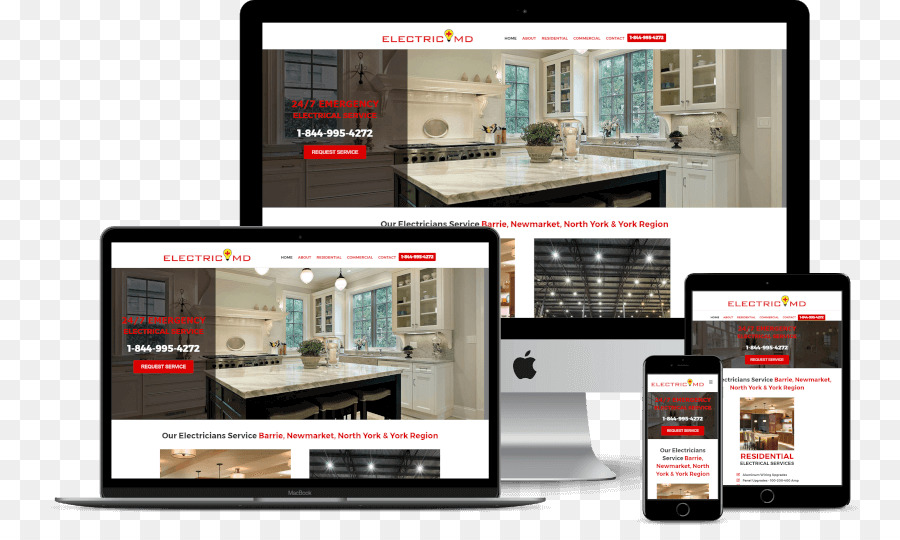 El Diseño Web Responsivo，Electricista PNG