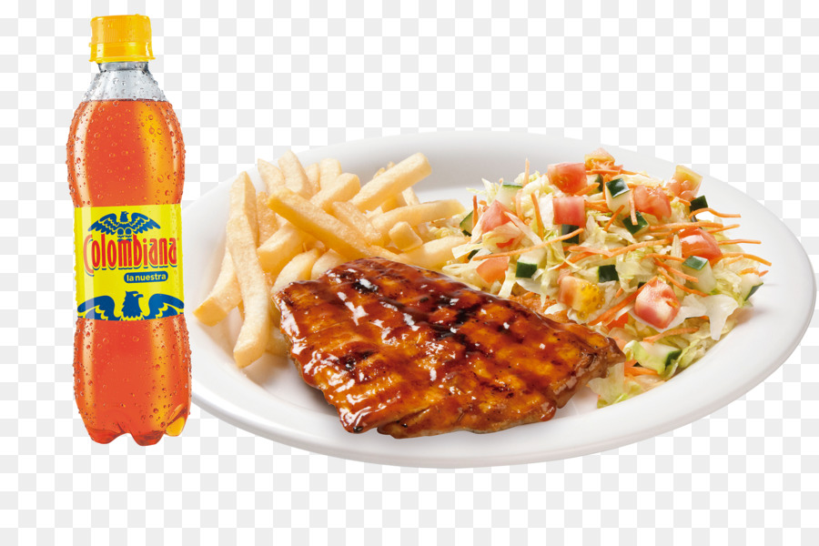 Papas Fritas，Pollo Asado PNG