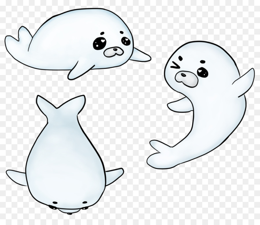 Focas Lindas，Dibujos Animados PNG