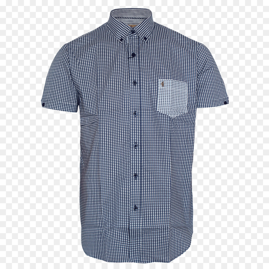 Camisa A Cuadros，Manga Corta PNG