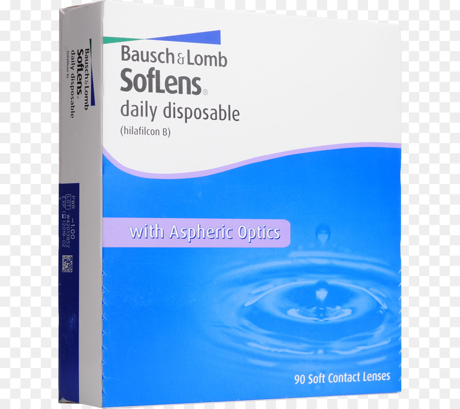 Lentes De Contacto，Bauschlomb Soflens Daily Disposable PNG