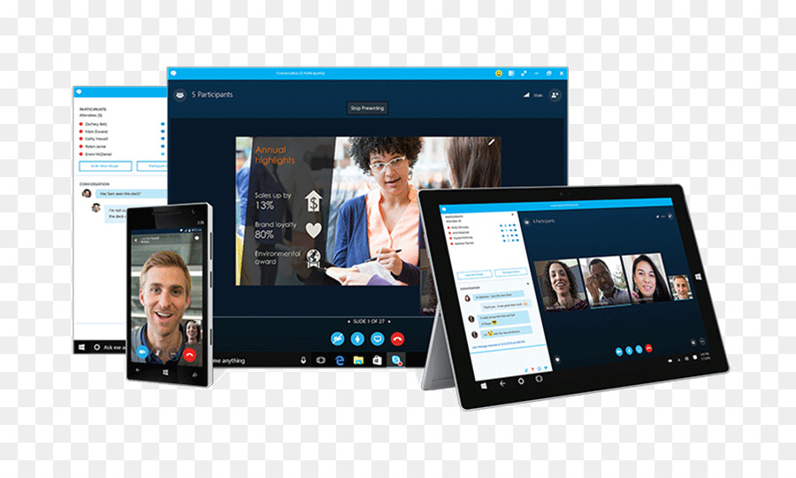 Skype Para Negocios，Comunicaciones Unificadas PNG