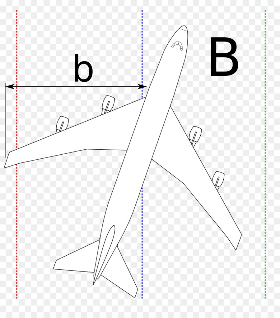 Boeing 747，Dibujo PNG