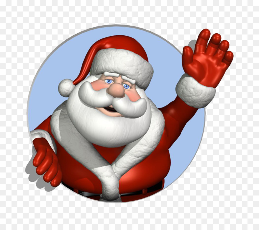 Papá Noel，Traje Rojo PNG