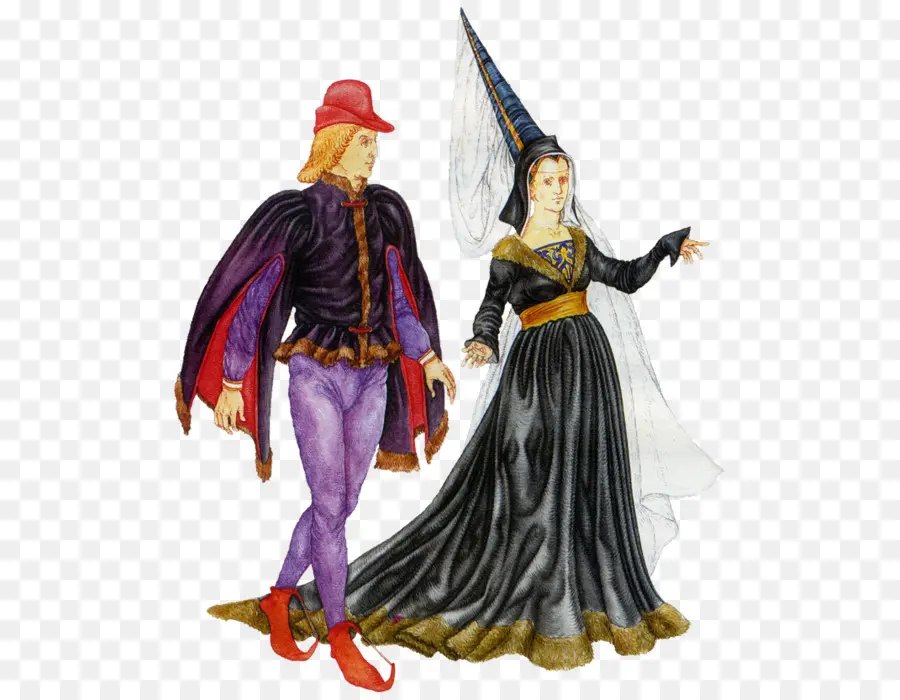 Pareja Medieval，Hombre PNG