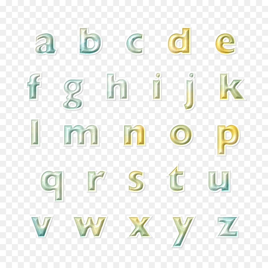 Alfabeto，Letras PNG