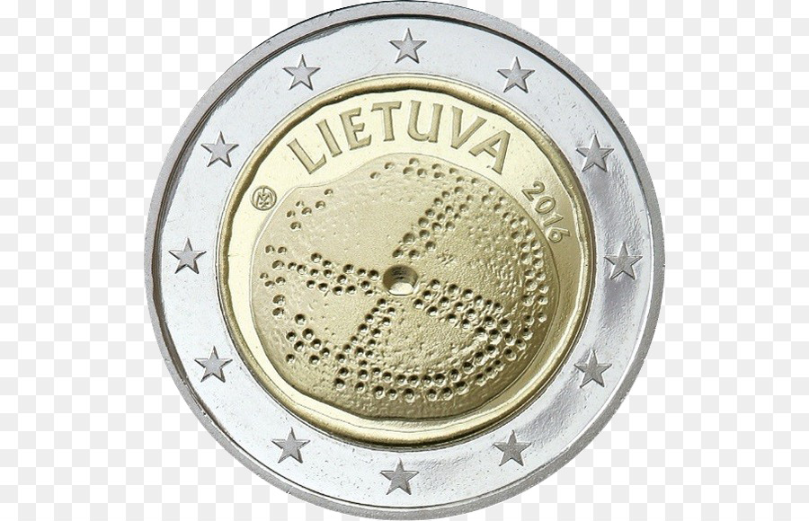 Lituania，2 Monedas De Euro PNG