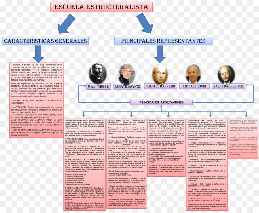 Escuela Estructuralista，Administración De Empresas PNG