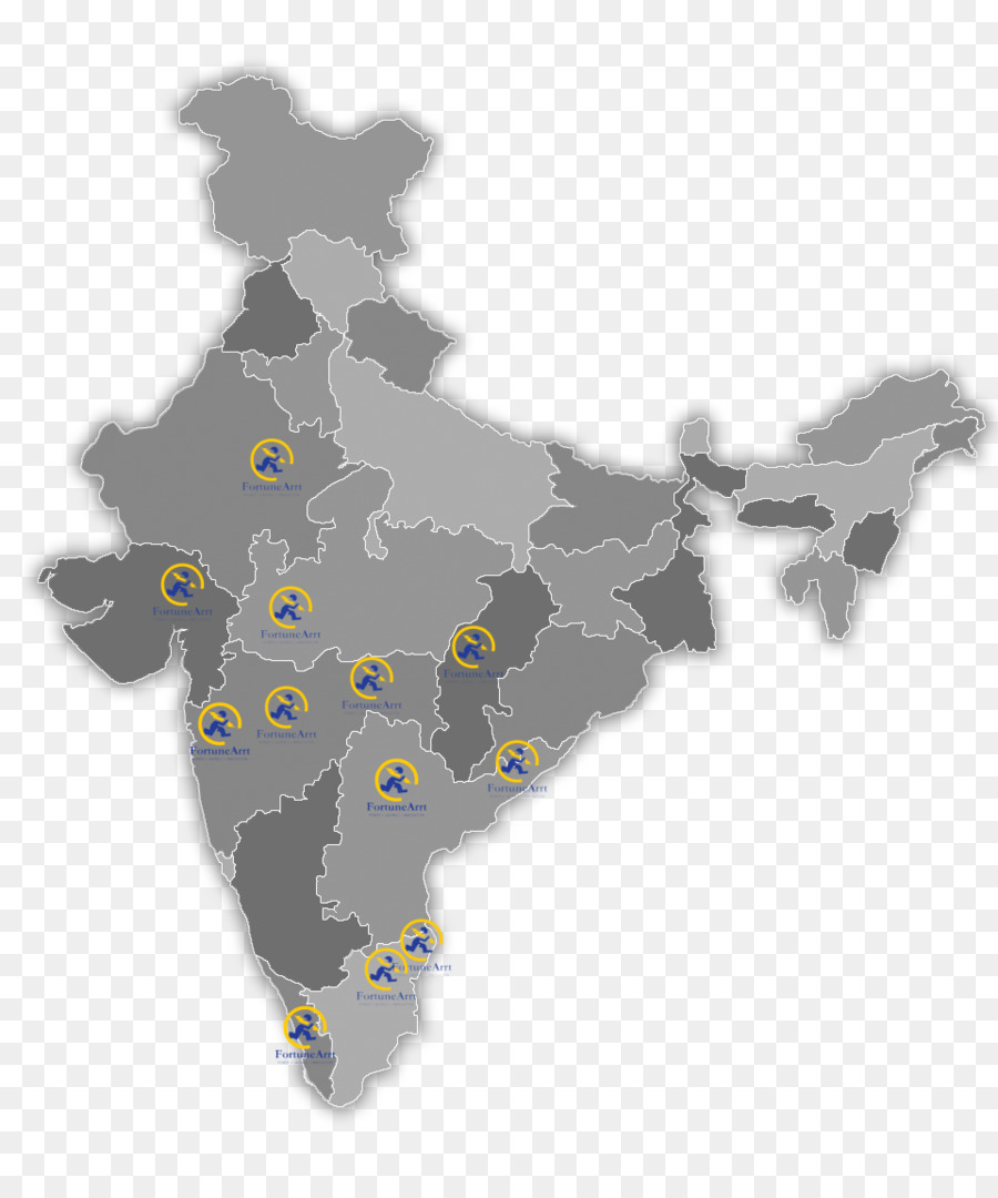 La India，Mapa PNG