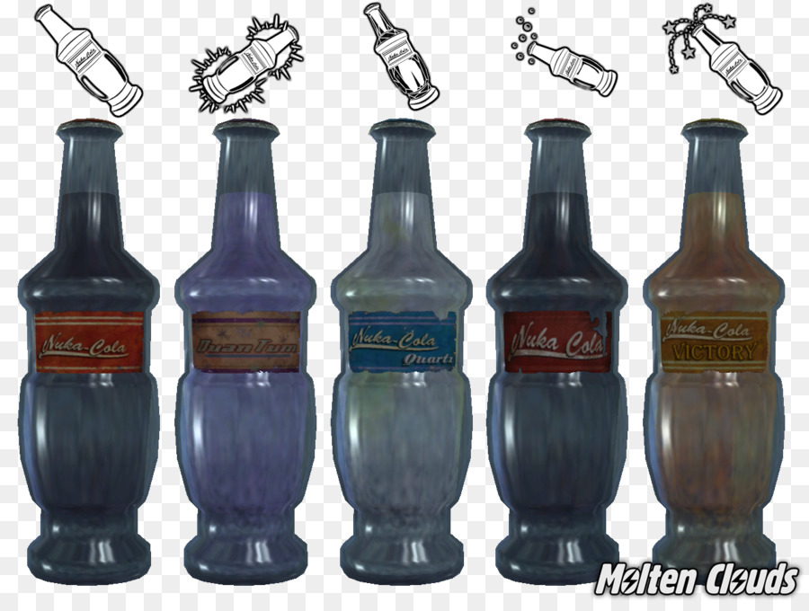 Botellas De Nuka Cola，Beber PNG