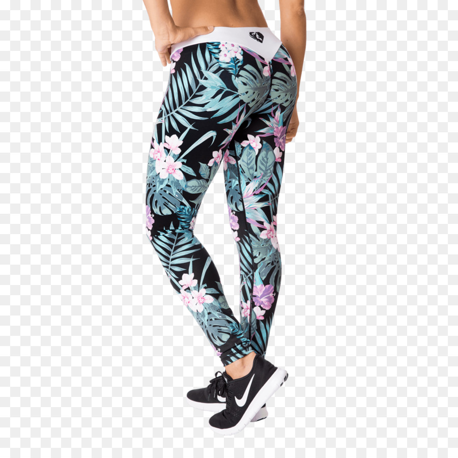 Leggings Florales，Moda PNG